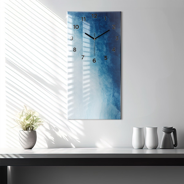 Horloge murale verticale Eau de captage