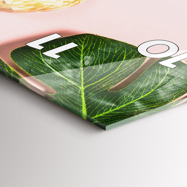 Horloge murale verticale Ambiance estivale