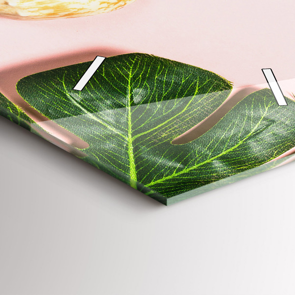 Horloge murale verticale Ambiance estivale