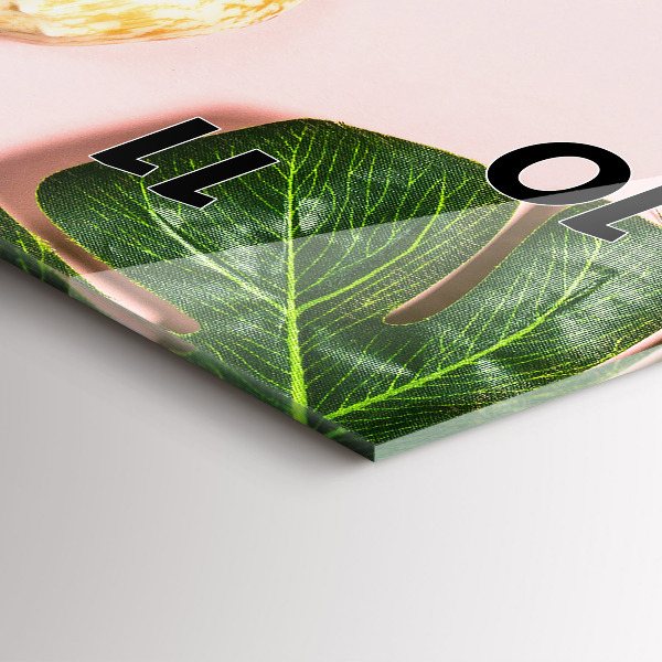 Horloge murale verticale Ambiance estivale