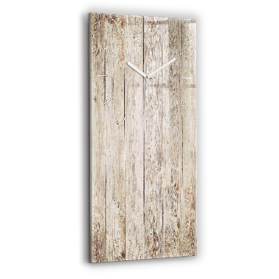 Horloge rectangulaire verticale Panneaux en bois