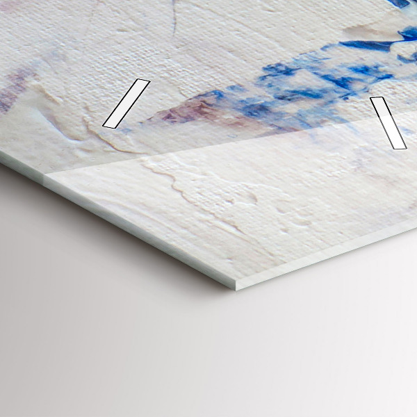 Horloge rectangulaire verticale Texture de peinture abstraite
