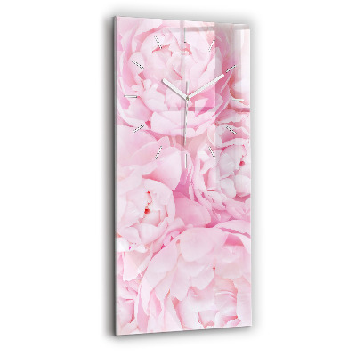 Horloge rectangulaire verticale Fleurs en fleurs