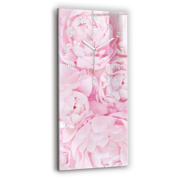 Horloge rectangulaire verticale Fleurs en fleurs