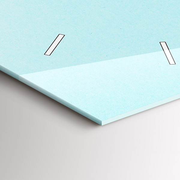 Horloge rectangulaire verticale Motif pastel