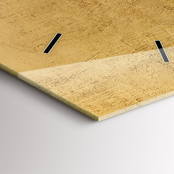 Horloge rectangulaire verticale Toile décorative