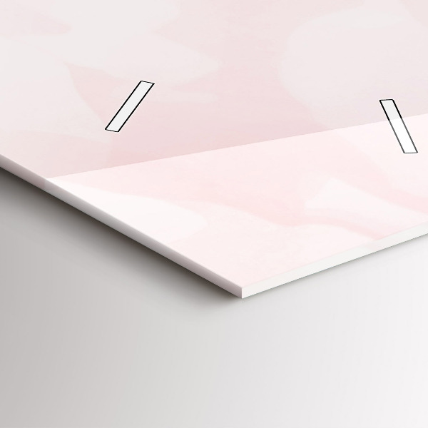 Horloge rectangulaire verticale Roses en fleurs