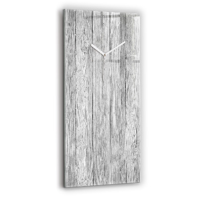 Horloge rectangulaire verticale Panneaux en bois