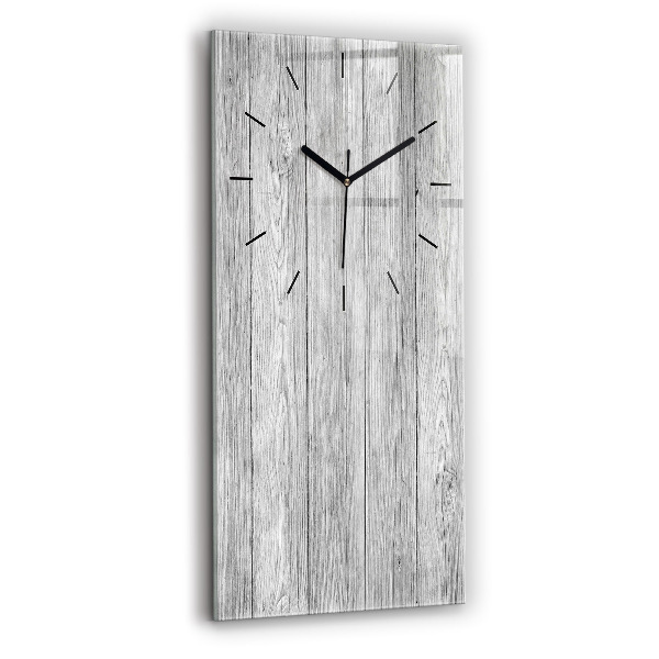 Horloge rectangulaire verticale Panneaux en bois