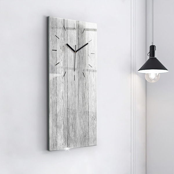 Horloge rectangulaire verticale Panneaux en bois