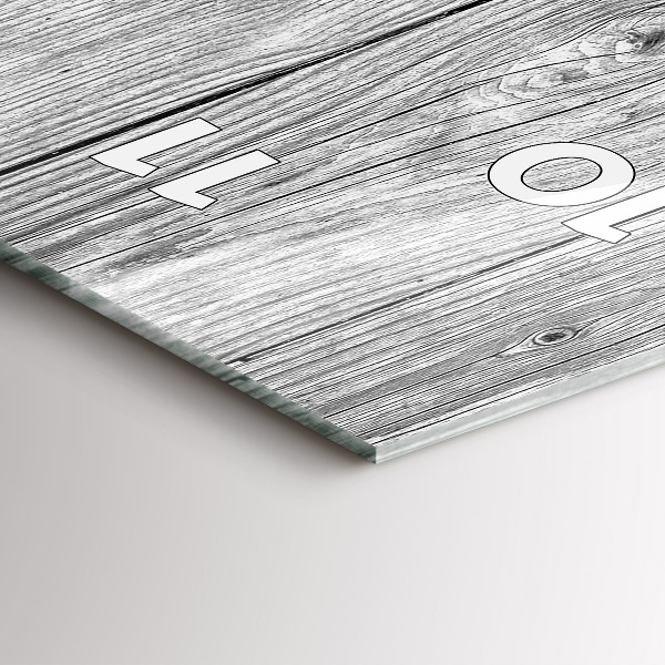 Horloge rectangulaire verticale Panneaux en bois