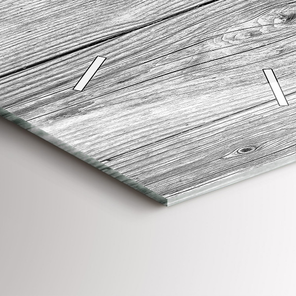 Horloge rectangulaire verticale Panneaux en bois