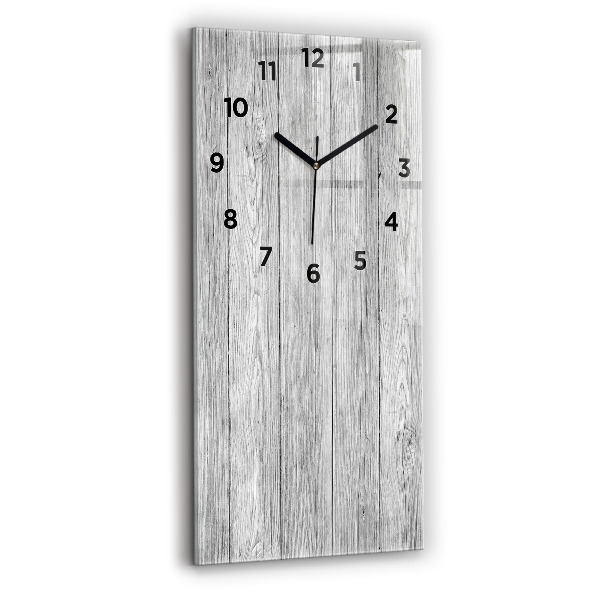 Horloge rectangulaire verticale Panneaux en bois