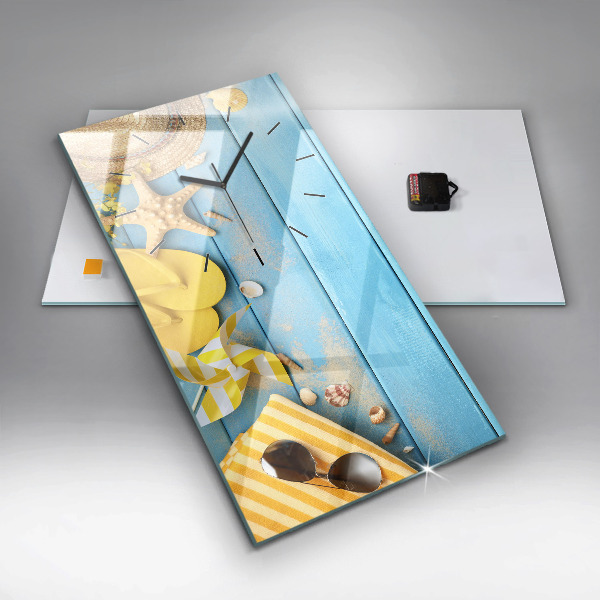 Horloge rectangulaire verticale Accessoires et planches de plage