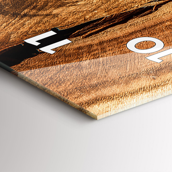 Horloge rectangulaire verticale Texture du bois