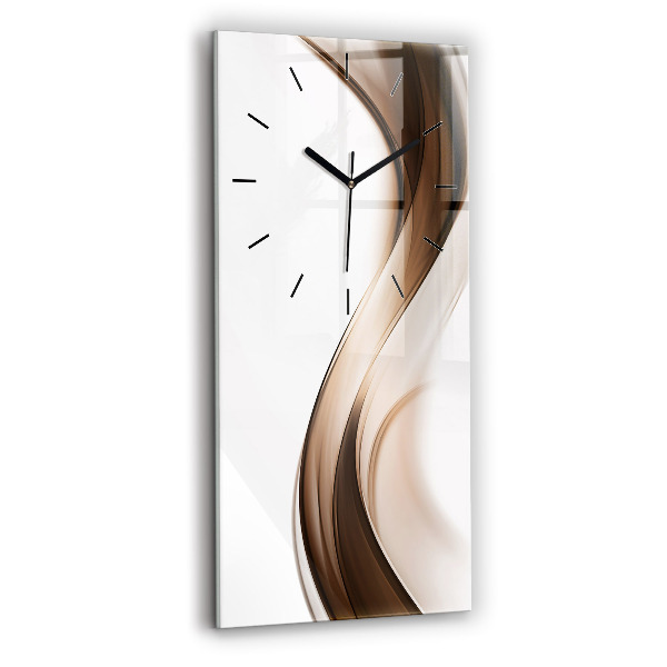 Horloge rectangulaire verticale 'Ligne d''abstraction'