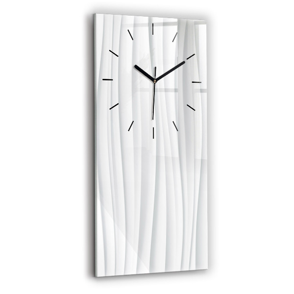 Horloge rectangulaire verticale Texture des vagues