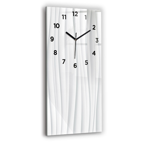Horloge rectangulaire verticale Texture des vagues