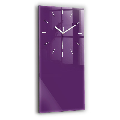 Horloge murale verticale Violet