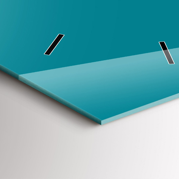 Horloge murale verticale Couleur de la mer