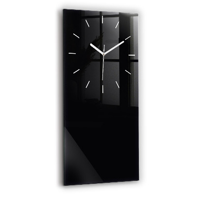 Horloge murale verticale Couleur noir
