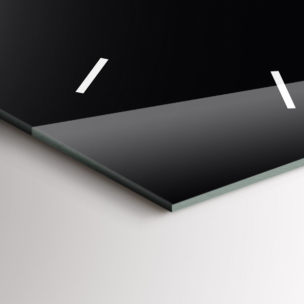 Horloge murale verticale Couleur noir