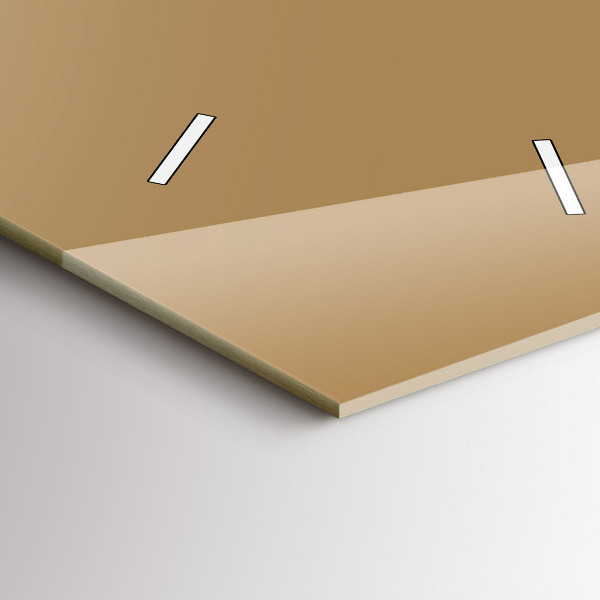 Horloge murale verticale Couleur beige foncé