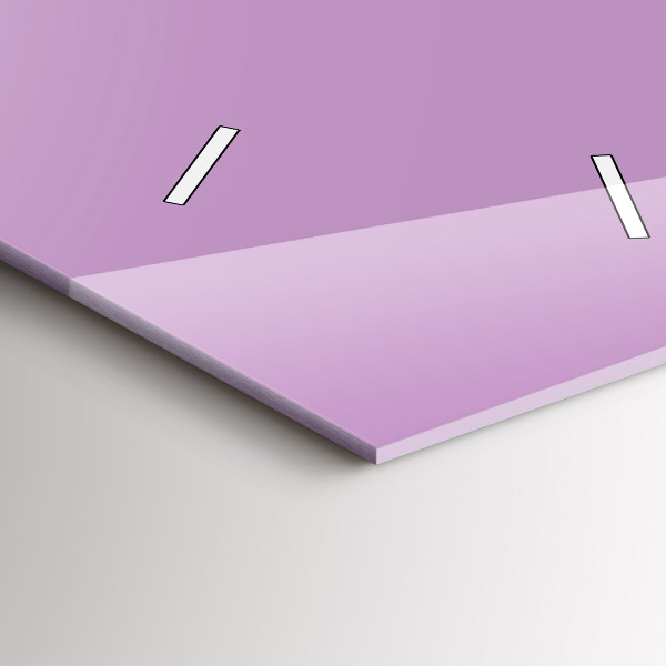 Horloge murale verticale Couleur lilas