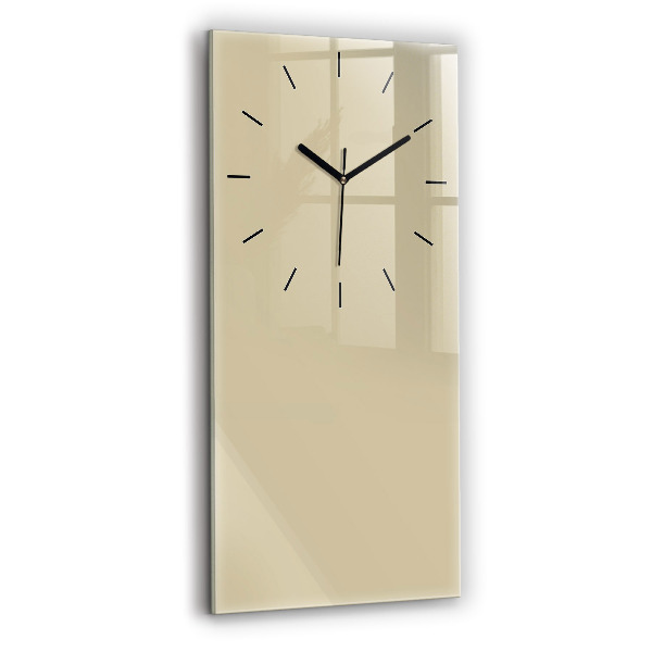 Horloge murale verticale Couleur beige