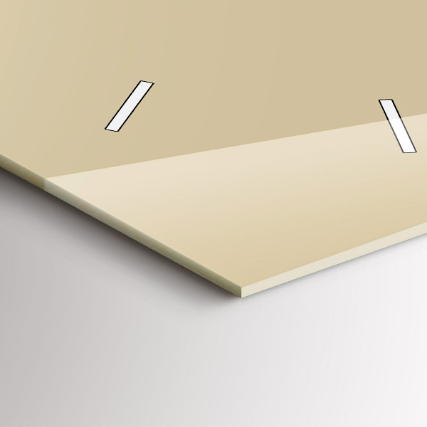 Horloge murale verticale Couleur beige