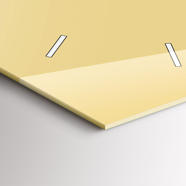 Horloge murale verticale Couleur crème