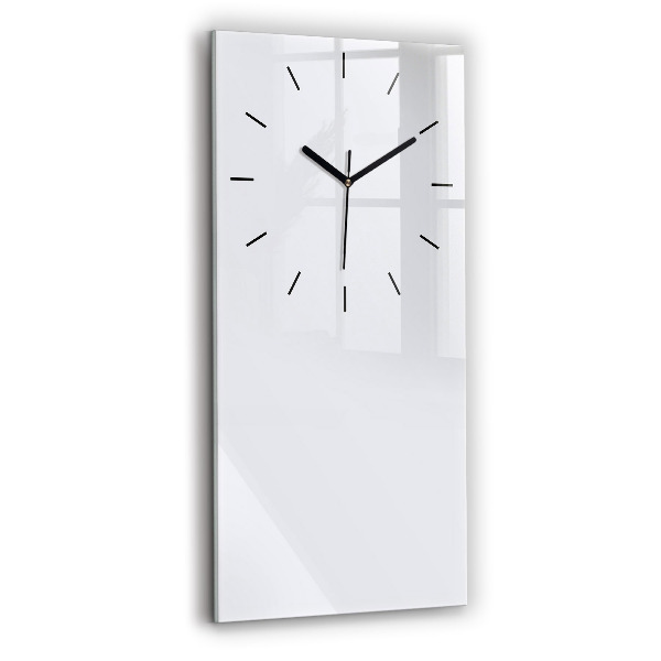 Horloge murale verticale Couleur blanc foncé