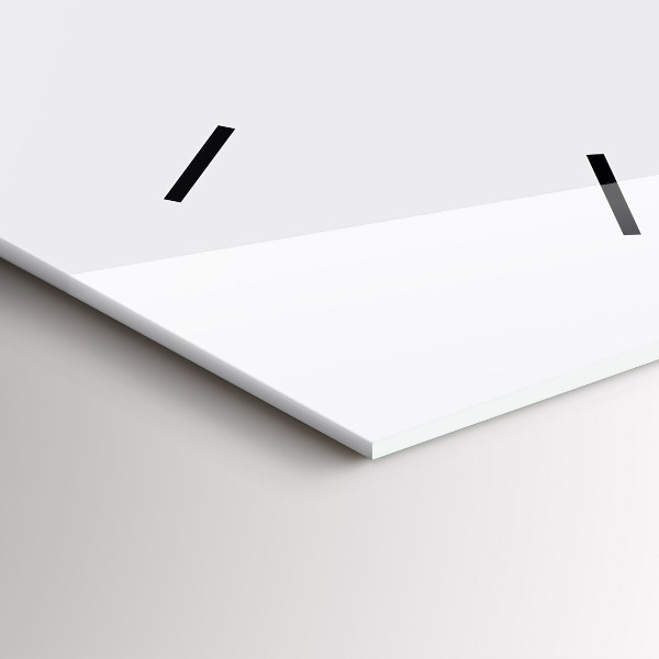 Horloge murale verticale Couleur blanc foncé