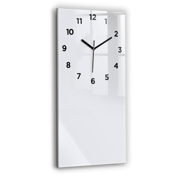 Horloge murale verticale Couleur blanc foncé