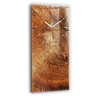 Horloge rectangulaire verticale 'Vieille souche d''arbre'
