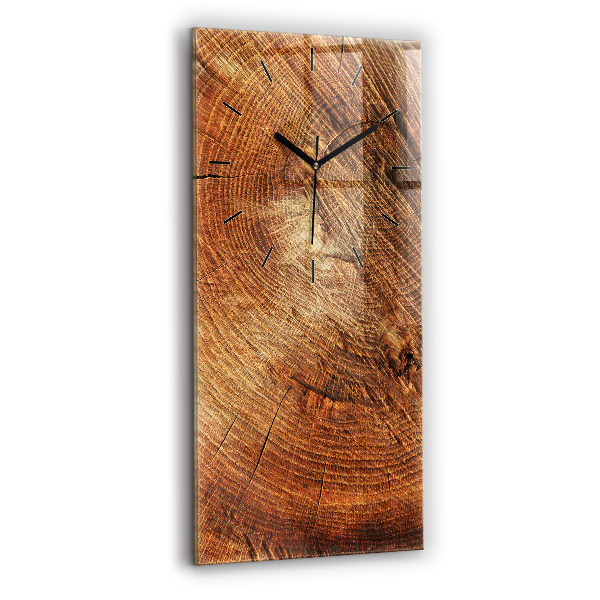 Horloge rectangulaire verticale 'Vieille souche d''arbre'