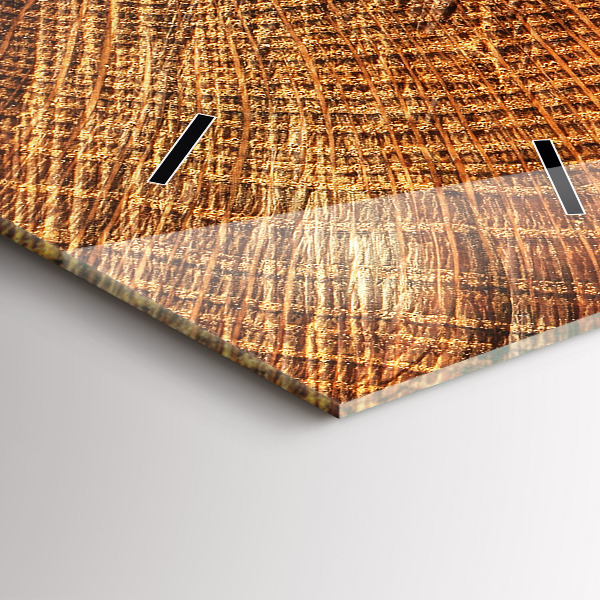 Horloge rectangulaire verticale 'Vieille souche d''arbre'