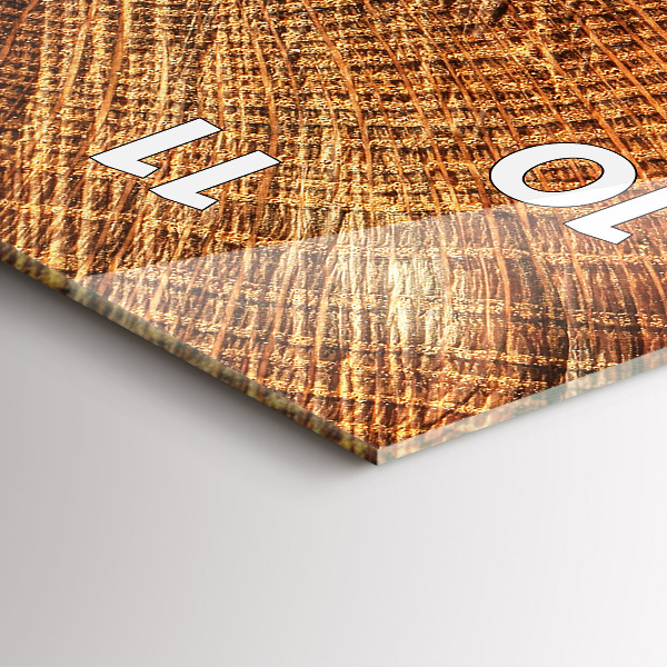 Horloge rectangulaire verticale 'Vieille souche d''arbre'