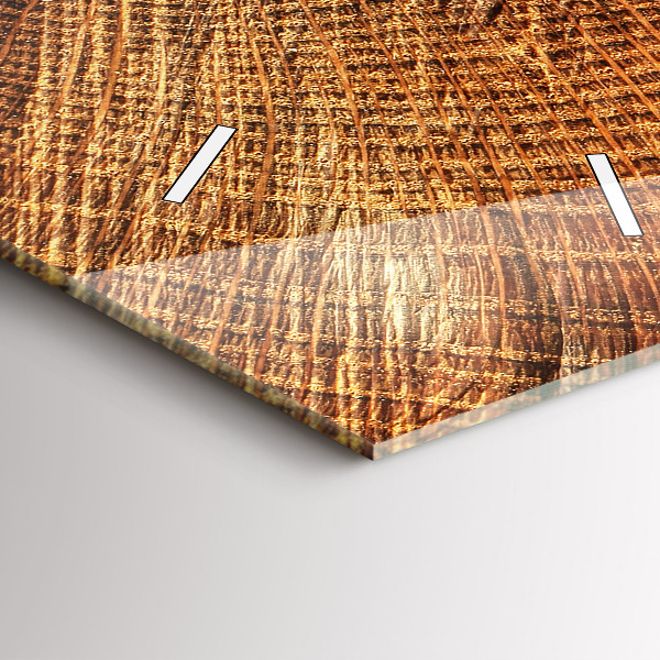 Horloge rectangulaire verticale 'Vieille souche d''arbre'