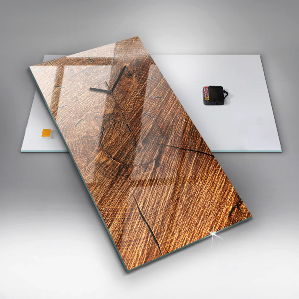 Horloge rectangulaire verticale Bois décoratif