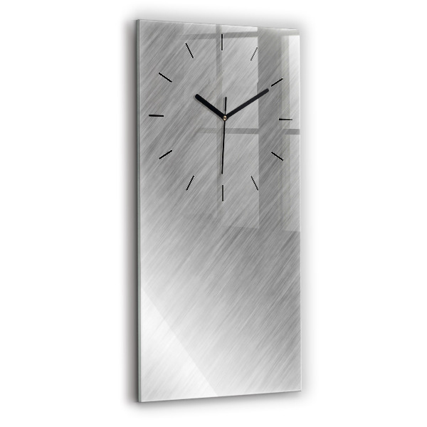 Horloge rectangulaire verticale Mur métallique