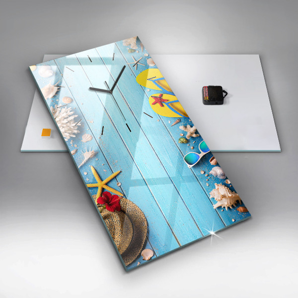 Horloge rectangulaire verticale Accessoires de plage