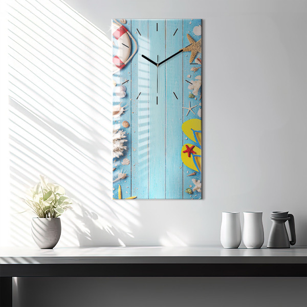 Horloge rectangulaire verticale Accessoires de plage