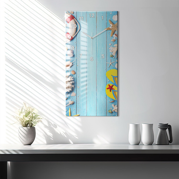 Horloge rectangulaire verticale Accessoires de plage