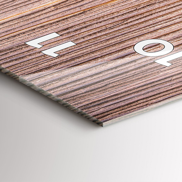 Horloge rectangulaire verticale Poivrons