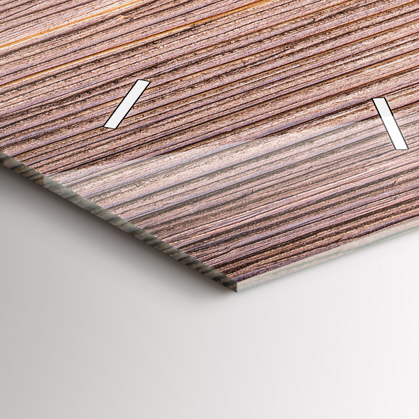 Horloge rectangulaire verticale Poivrons