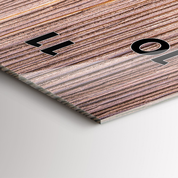 Horloge rectangulaire verticale Poivrons