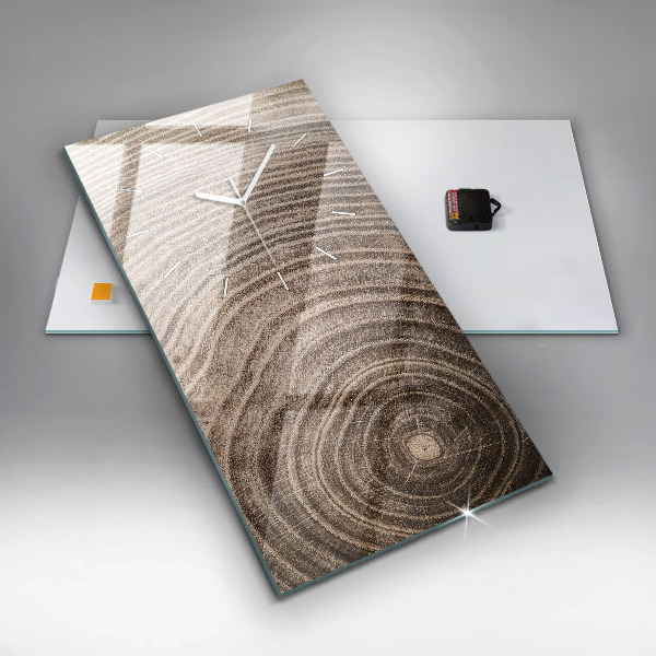 Horloge rectangulaire verticale Tronc