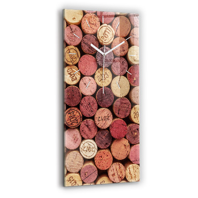 Horloge rectangulaire verticale Bouchons de vin