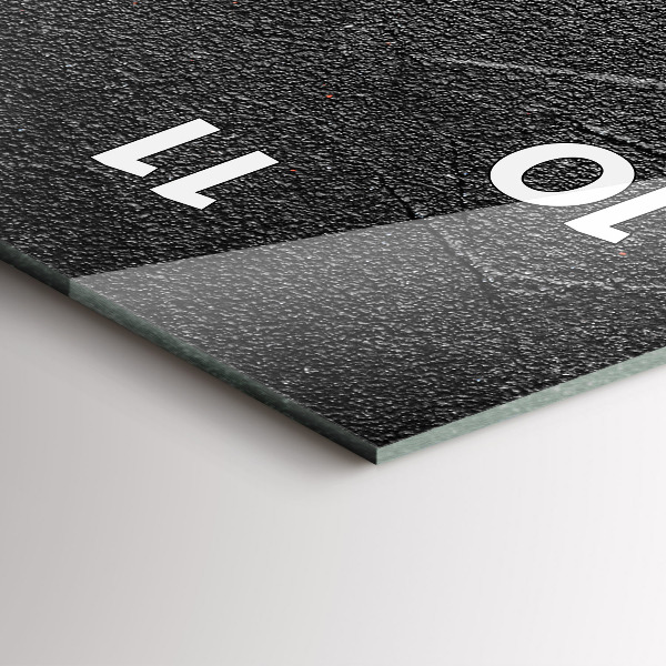 Horloge rectangulaire verticale Poivrons rouges